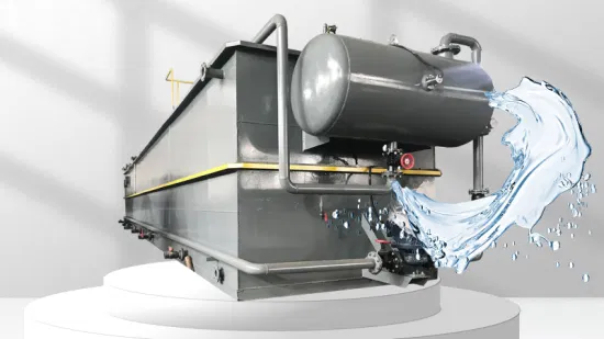 Maquinaria de tratamiento de agua de la planta de tratamiento de aguas residuales Máquina de flotación por aire disuelto